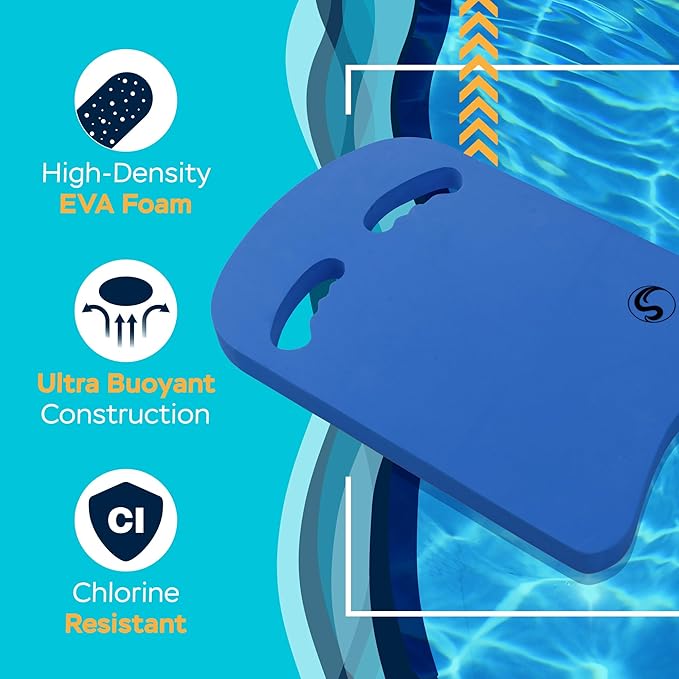 Sunlite Sports Swimming Kickboard - One Size Fits All - A Great Training Aid for Children and Adults-StrideForce Fitness
