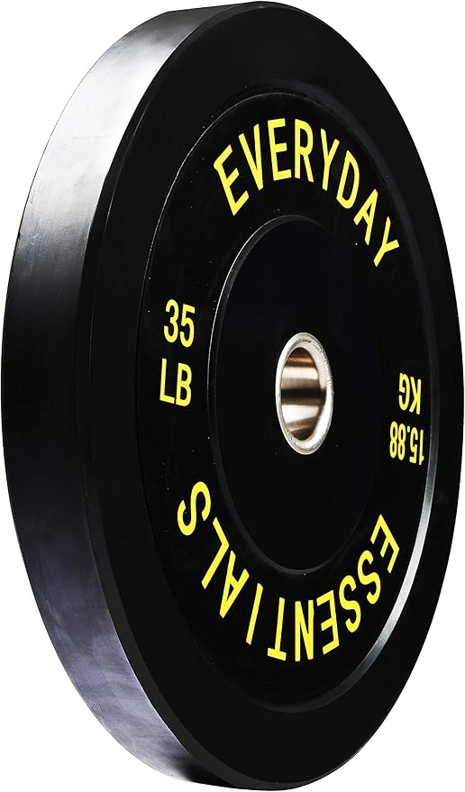 2-Inch Olympic Bumper Plates, Perfect Weight Plates for Weightlifting and Strength Training, Multiple Weights Available-StrideForce Fitness