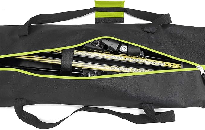 MOOCY Ski Bag for Air Travel, Unpadded Snow Bag Fits Skis Up to 200cm, Carrying Bag for Adults and Children-StrideForce Fitness