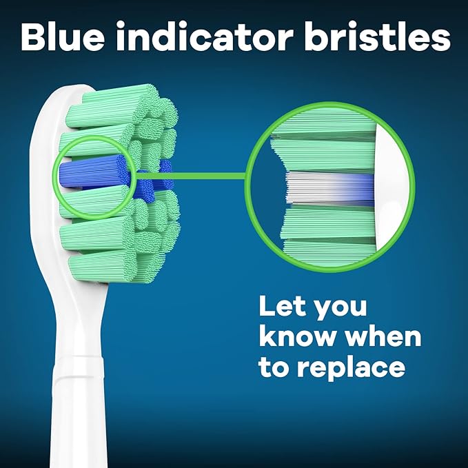 Toptheway Toothbrush Replacement Heads Compatible with Philips Sonicare ProtectiveClean DiamondClean C2 C1 G2 W 4100 5100 5300 Plaque Control, 6 Pack