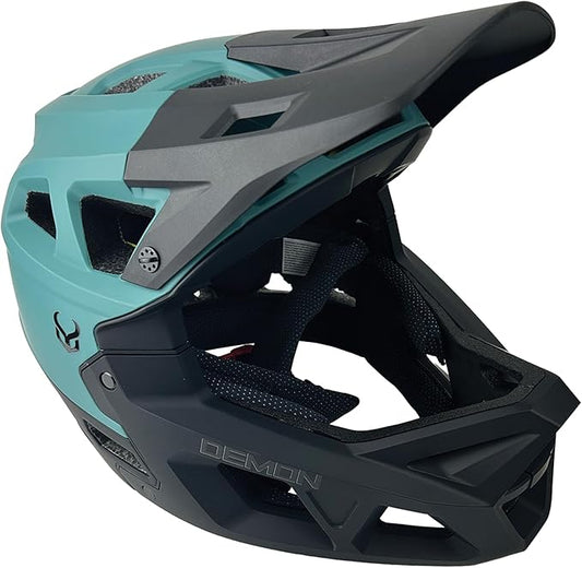 Demon United Podium X MIPS Full Face Mountain Bike Helmet- Removable Fit Pad Options- Advanced Venting System-Lightweight - Fullface DH BMX MTB Helmet-StrideForce Fitness