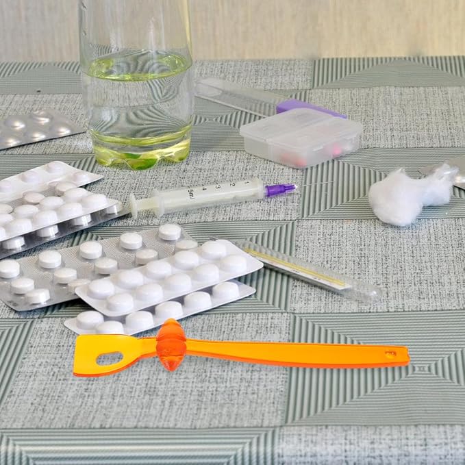 4pcs Tongue Lifting Tool Oral Muscle Trainer Tongue Exercise Speech Rehabilitation Training Adaptive Spoon Learning Spoon Gesture