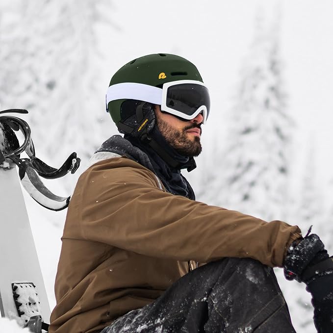 Retrospec Comstock Ski Helmet - Snowboard Helmet for Adults & Youth - Adjustable Fit Snow Helmet with Protective Shell and Breathable Vents for Men, Women, Boys & Girls-StrideForce Fitness