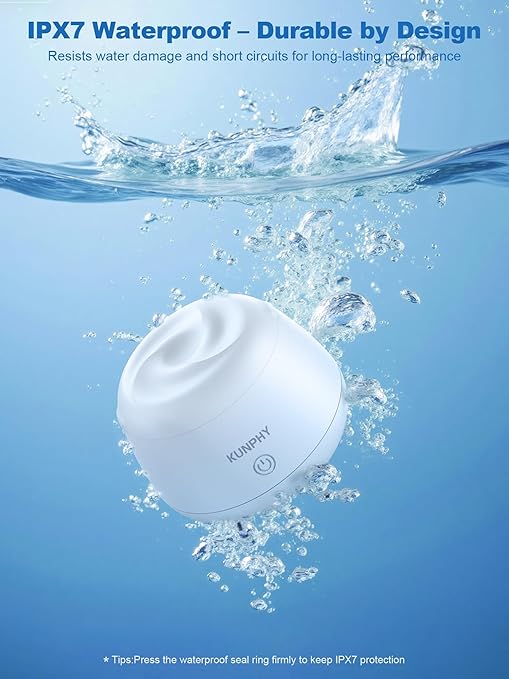 KUNPHY 2026 Ultrasonic Retainer Cleaner Machine, 48kHz Dental Cleaning Pod for Braces, Night Guard, Mouthguard, Toothbrush, Jewelry, 7Oz Denture Cleaner Machine