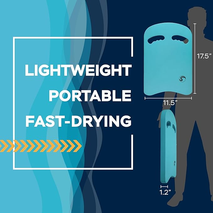 Sunlite Sports Swimming Kickboard - One Size Fits All - A Great Training Aid for Children and Adults-StrideForce Fitness