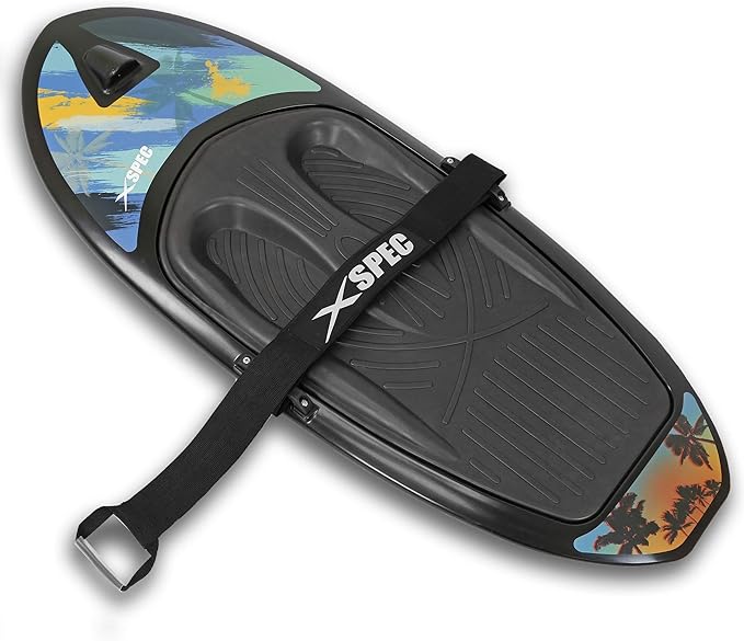 Xspec Kneeboard with Hook Strap for Knee Surfing Boating Waterboarding Kneeling with Padded Foam Surface for Kids, Teens & Adults-StrideForce Fitness