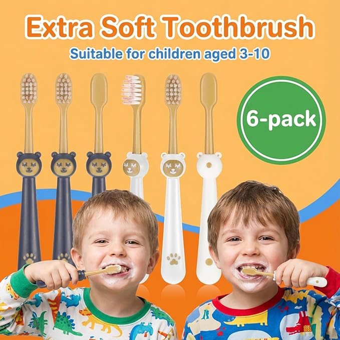 6 Pack Extra Soft Toothbrush for Sensitive TeethWith Adult Wide Head Soft Hair Toothbrush Deep Cleaning Flossing Toothbrushes Adult Manual Toothbrushes Set Effectively Clean Sensitive Teeth or Gingiva