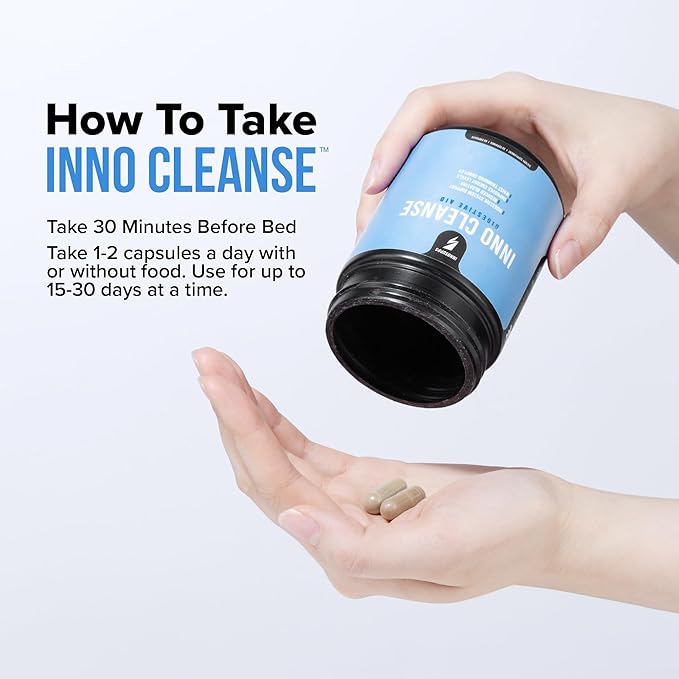 Inno Cleanse - Waist Trimming Complex | Digestive System Support & Aid | Reduced Bloating | Improves Energy Levels | Gluten Free, Vegan Friendly-StrideForce Fitness