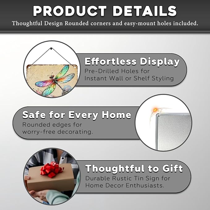 Vintage Tin Sign Those We Love Don't Go Away They Fly Belive Us Every Day Tin Sign for Home Farm Outdoor Bathroom Restaurant Cafes Bars Club Kitchen Garage Art Wall Decor 12 * 8inch-StrideForce Fitness