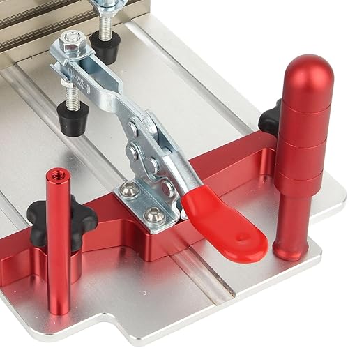 Coping Sled, High Security 144 5 Mm Maximum Clamping Width Aluminum Alloy 0 48 Mm Clamping Range Clean Cutting Milling Table Coping Sled for Carpentry-StrideForce Fitness