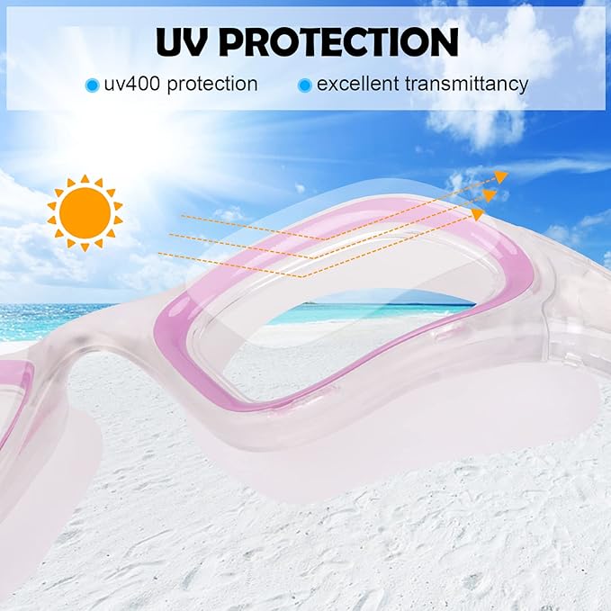 WIN.MAX Polarized Swimming Goggles Swim Pool Goggles Anti Fog Anti UV No Leakage Clear Vision for Men Women Adults Teenagers-StrideForce Fitness