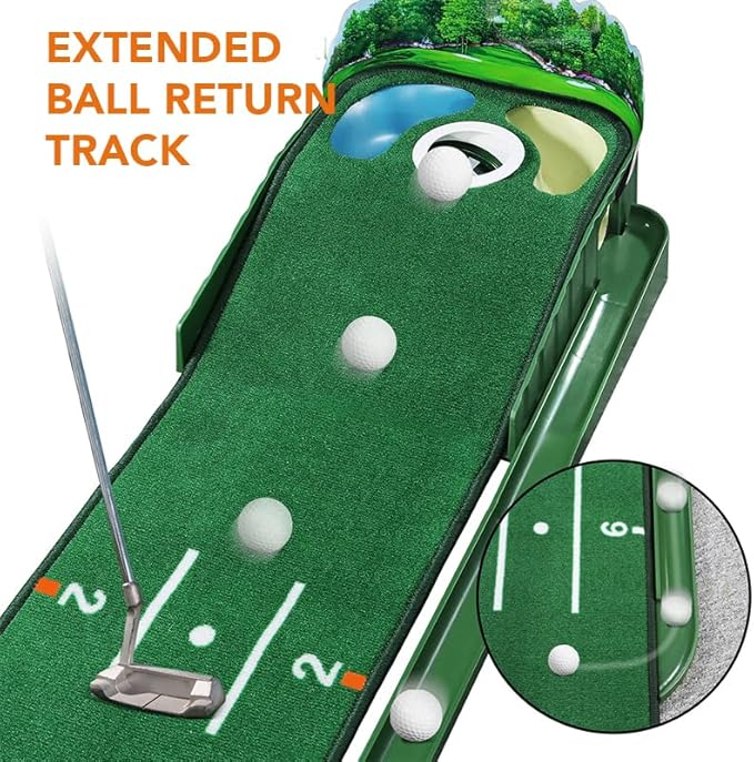Golf Putting Mat for Various Skill Levels-StrideForce Fitness