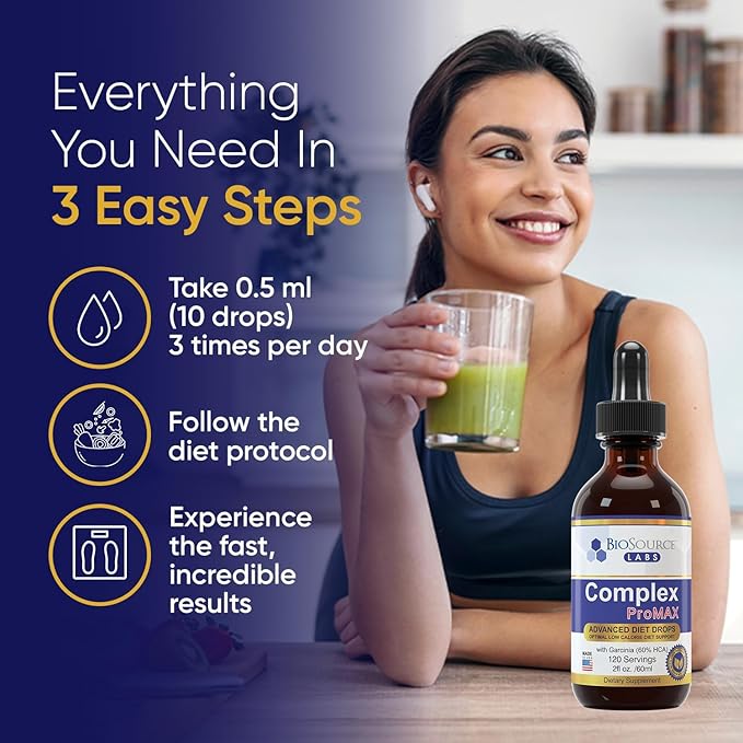 Complex ProMAX Premium Diet Drops 2 oz (2 Bottle Pack) - 60 Day Supply-StrideForce Fitness