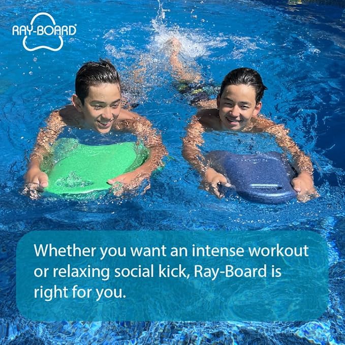 Swim Kickboard: Ergonomic for Comfort and Performance- Promotes Natural Swimming Position, Supportive Kick Board | Advanced Workout and Training Equipment for Pool-StrideForce Fitness