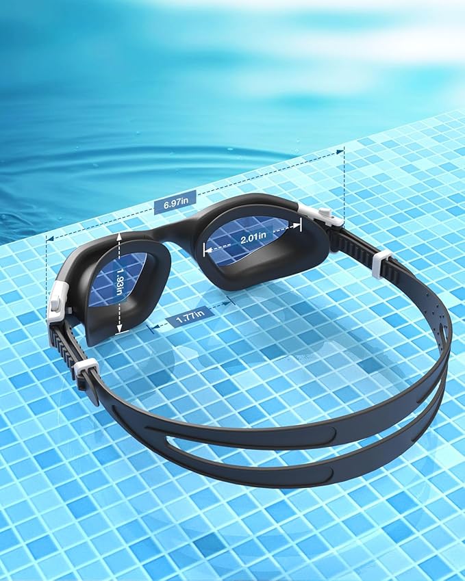 ZIONOR Swim Goggles, G1 SE Swimming Goggles Anti-fog for Adult Men Women-StrideForce Fitness
