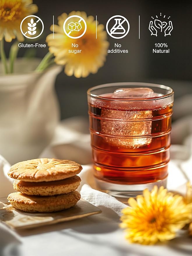 TeeLux Dandelion Leaf & Root Tea Bags, Natural Roasted Dandelion Root with Fresh Dandelion Leaf Herbal Tea, Caffeine Free, 100 Count