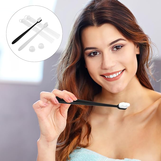 10Pcs Soft Bristle Adult Toothbrushes for Sensitive Gums Lightweight Portable Design with Suppleness for Pregnant Women and Household Teeth Cleaning