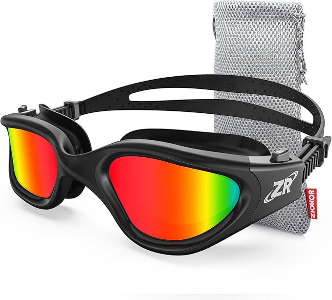 ZIONOR G1 Polarized Swimming Goggles for Unisex Adult Women Anti Fog 100% Anti UV Diving Goggles-StrideForce Fitness