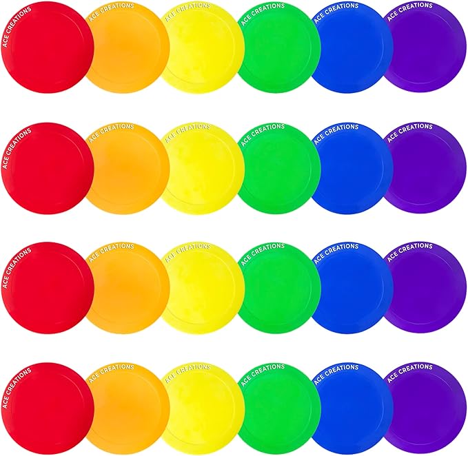 9 Inch Poly Vinyl Spot Markers-StrideForce Fitness