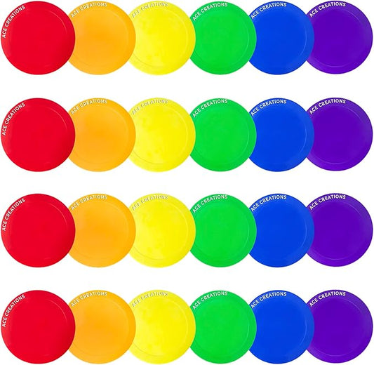 9 Inch Poly Vinyl Spot Markers-StrideForce Fitness