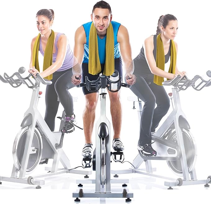 Hosuly 30 Pack Cooling Towels, 40"x12" Ice Breathable Soft Chilly Sweat Rag Microfiber Workout Rags for Gym Cooling Towels for Neck and Face for Yoga Golf Sport Running-StrideForce Fitness