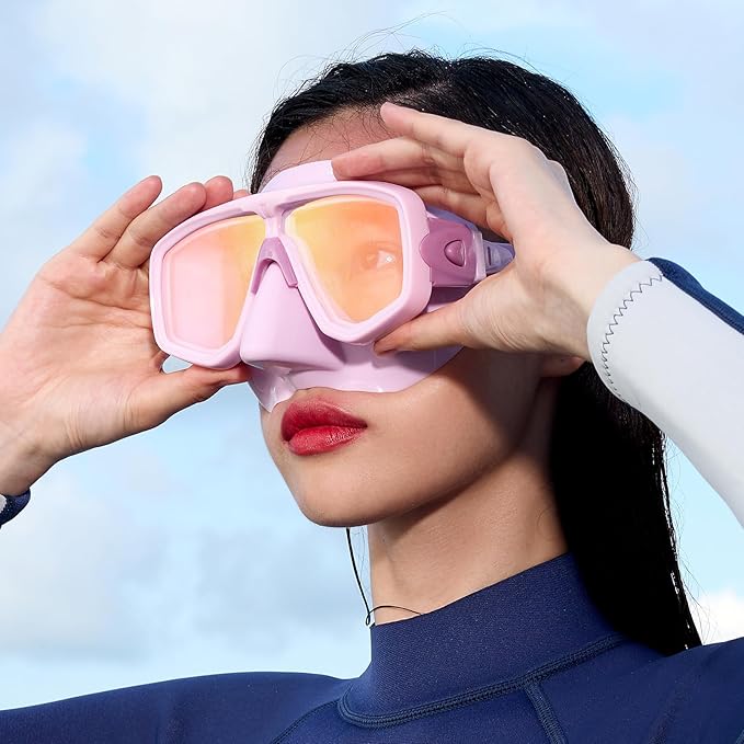 WATERTIME Snorkeling Gear for Adults, Dry Top Snorkel Set with Anti-Fog Panoramic Diving Mask & Waterproof Design, Adult Snorkel Mask for Snorkeling and Scuba Diving-StrideForce Fitness