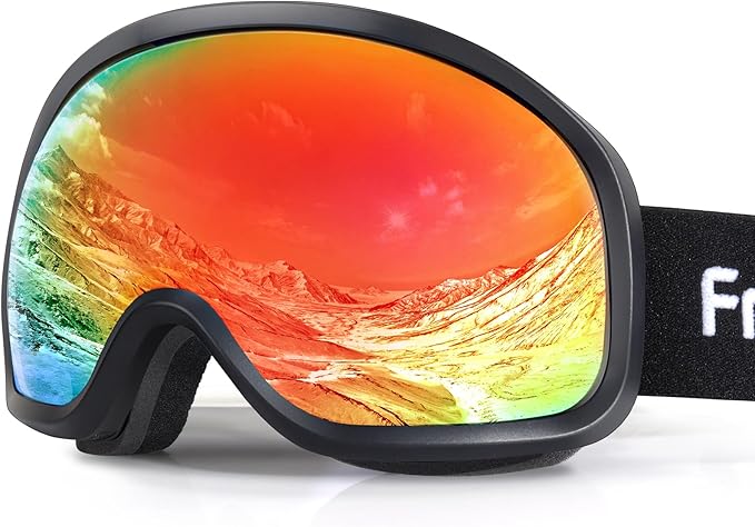 Freela Ski Goggles OTG Men Women, Over Glasses Snow Snowboard Sports Goggles for Adult Youth 100% UV400 Protection Anti Fog-StrideForce Fitness