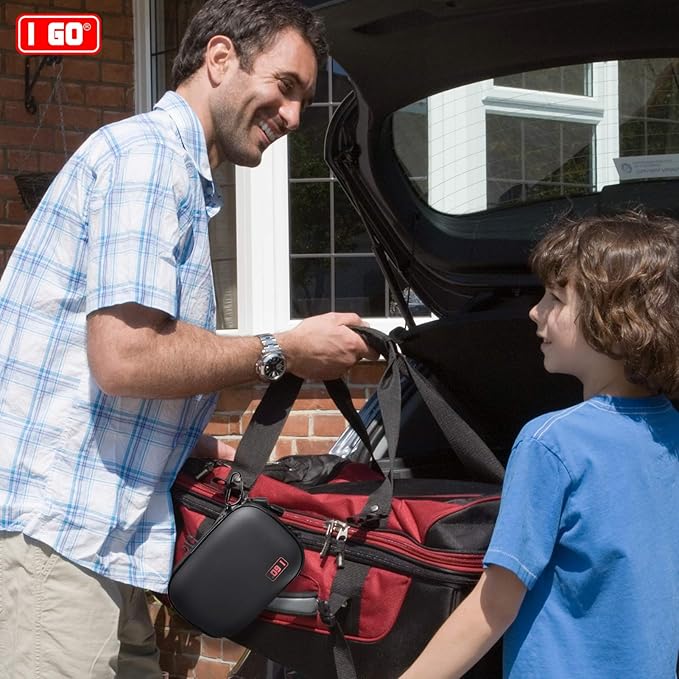 I GO 85 Pieces Hard Shell Mini Compact First Aid Kit, Small Personal Emergency Survival Kit for Travel Hiking Camping Backpacking Hunting Marine Car-StrideForce Fitness