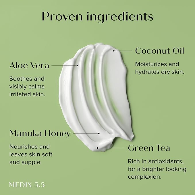 Medix 5.5 Argan Oil + Coconut Oil Skin Care Set Moisturizer Cream Body & Face Lotion | Firming Body Lotion Set Reduces Look Of Wrinkles, Cellulite, Dry Skin, & Uneven Skin Tone For Women, 2PC Bundle-StrideForce Fitness