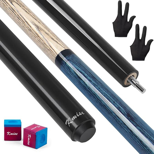 Kmise Break Jump Cue Stick - 21oz 23oz 25oz 28oz Pool Stick for Explosive Breaks and Effortless Jumps, Heavy Hitter Jump&Break Pool Cue with 14mm Pro Breaking Tip, Includes Pool Chalk and Glove-StrideForce Fitness