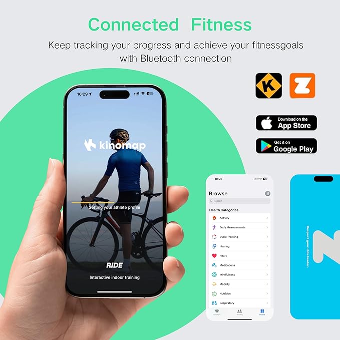 BARWING Stationary Exercise Bike for Home Workout, 5 IN 1 Foldable Indoor Cycling Bike for Seniors, 350LB Capacity, 16-Level Magnetic Resistance, Seat Backrest Adjustments-StrideForce Fitness