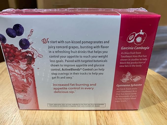 Javita Control Fruity (Acai, Pomegranate) Drink Mix Beverage with Slimming Herbs (Garcinia Cambogia, Gymnema Sylvestre) to Help Support Healthy Lifestyle, Appetite (2 Boxes/48 sticks)-StrideForce Fitness