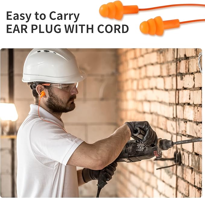 Ear Plugs for Swimming, Soft Ear Plugs for Sleeping Noise Cancelling, Reusable Ear Plug for Noise Reduction, Ear Protection, Silicone Earplugs for Swimming, Sleeping, Snoring, Work, Concerts, 6 Pairs-StrideForce Fitness