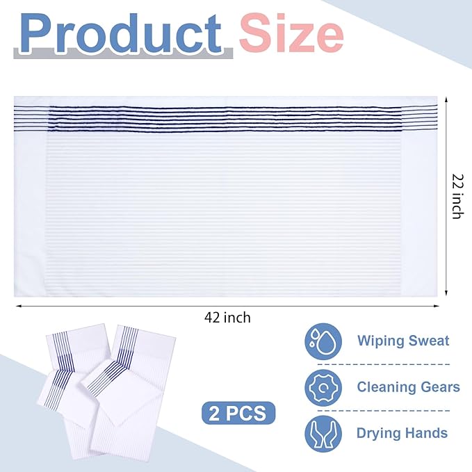 Mixweer Caddy Golf Towel 22" x 42" Large Caddy Towel Camping Sport Towels Cotton Soft Towels for Man Golf Lovers-StrideForce Fitness