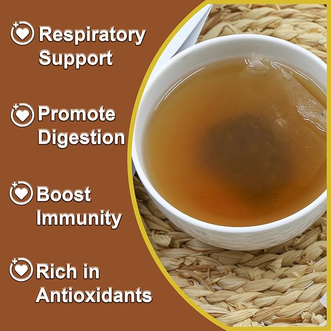 TEARELAE - Mullein Tea Bags For Lungs - 2.65 oz/75g (3g X 25 Bags) - 100% Pure Natural Premium Mullein Leaf Tea - Non-GMO - Caffeine-free - Good For Respiratory System-StrideForce Fitness