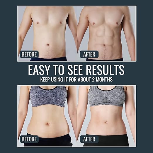 Abs Stimulator, EMS Muscle Stimulator Fitness Equipment for Abdomen Arms Shoulder Back Leg Hip, Ab Stimulator for Women & Men-StrideForce Fitness