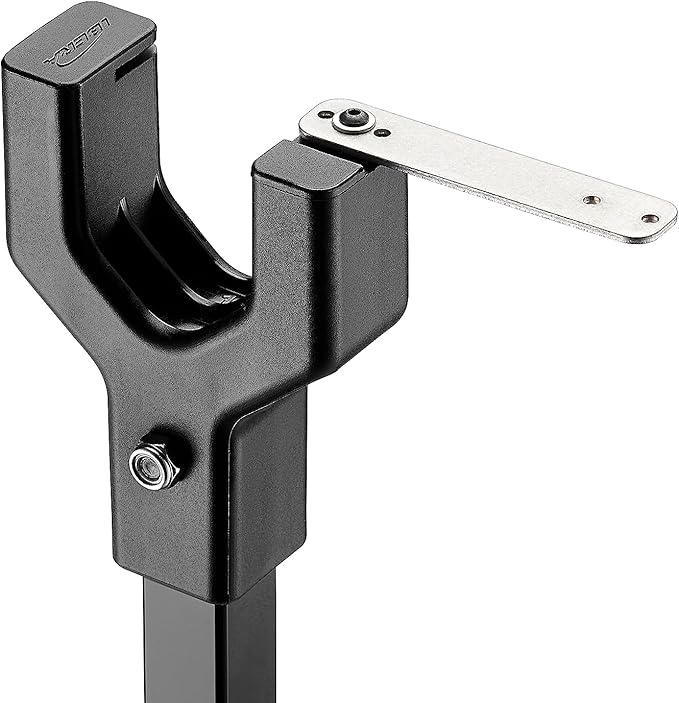 Ibera Two-Way Bike Stand for 20"-29" Wheels - Bicycle Stand for Vertical or Horizontal Storage - Adjustable, Floor-Mounted with Alloy Steel Frame - Space-Saving Bicycle Storage for Home or Garage-StrideForce Fitness