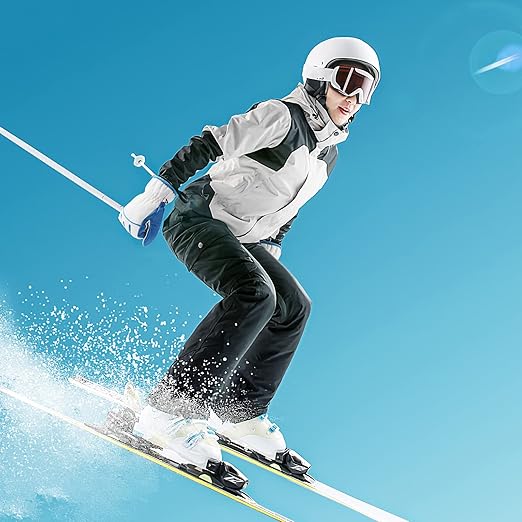 HANDLANDY Insulated Work Gloves Waterproof for Men Women, 3M Thinsulate Ski Gloves Winter Cold Weather Work Gloves Touchscreen (XSmall, White)-StrideForce Fitness