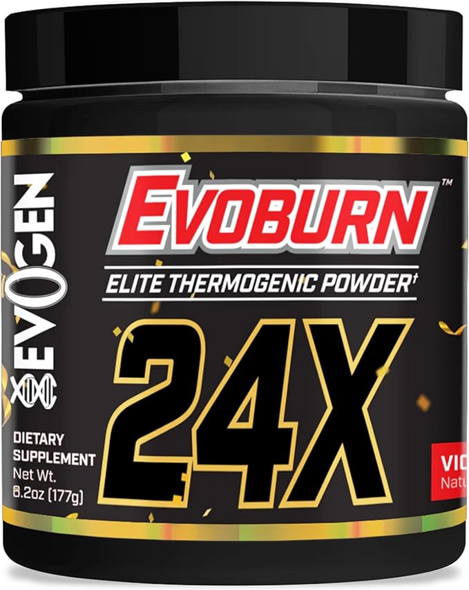 Evogen Evoburn - Thermogenic Fat Burner for Men & Women | Energy, Focus, & Appetite Control | Advanced Metabolism Booster Fat Burner Formula with MitoBurn & Caffeine | Victory Punch | 30 Servings-StrideForce Fitness