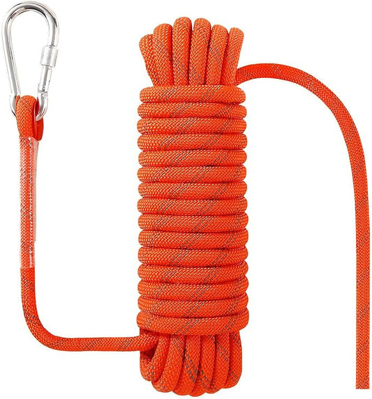5/8 in (16mm) x 32 ft (10Meter) Marine Floating Rope for Boating, Fishing, Rafting, Camping, Hiking, Hunting, Anchor, Mooring, Dock Lines, Kayak, Canoe, Rescuing Reflective Red-StrideForce Fitness
