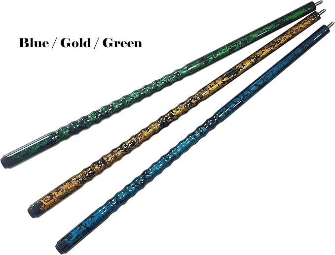 58" Pool Cue Stick,13mm 2-Piece Maple Hardwood Ergonomic Design Billiard Cues Kit,19/20/21oz-StrideForce Fitness