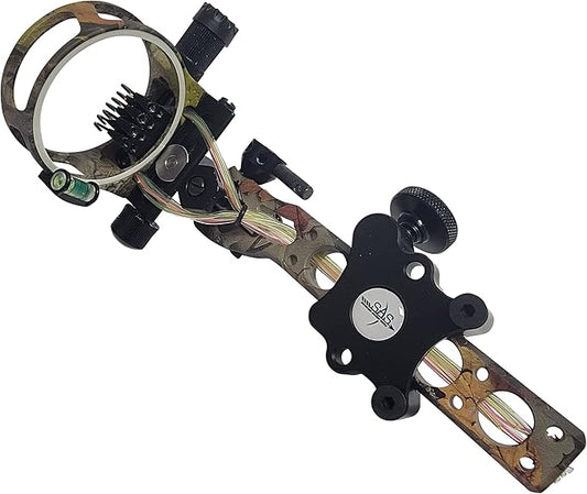 SAS Essence 019" Bow Sight with Micro Adjust Detachable Bracket with LED Sight Light for Archery Compound Bows Hunting Shooting-StrideForce Fitness