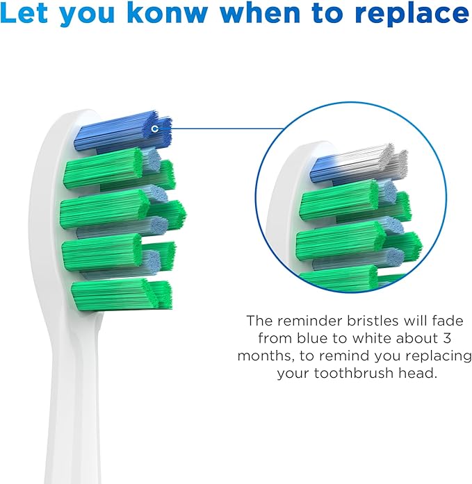 Replacement Brush Heads for Waterpik Sensonic Complete Care Toothbrush, with Covers, Compact, White, 5 Count