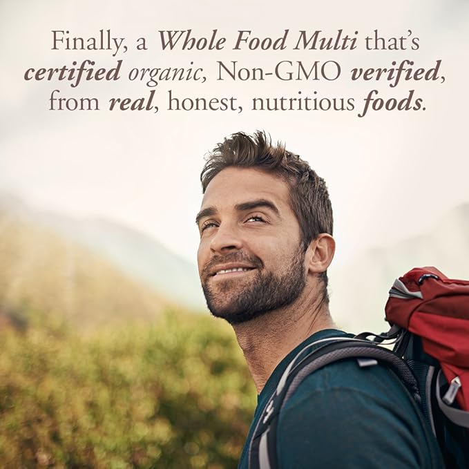 Garden of Life Once Daily Whole Food Multivitamin for Men, Organic Mens Vitamins & Minerals, Vitamin C, Zinc, Vegan, for Health & Well-Being, 30 Tablets-StrideForce Fitness