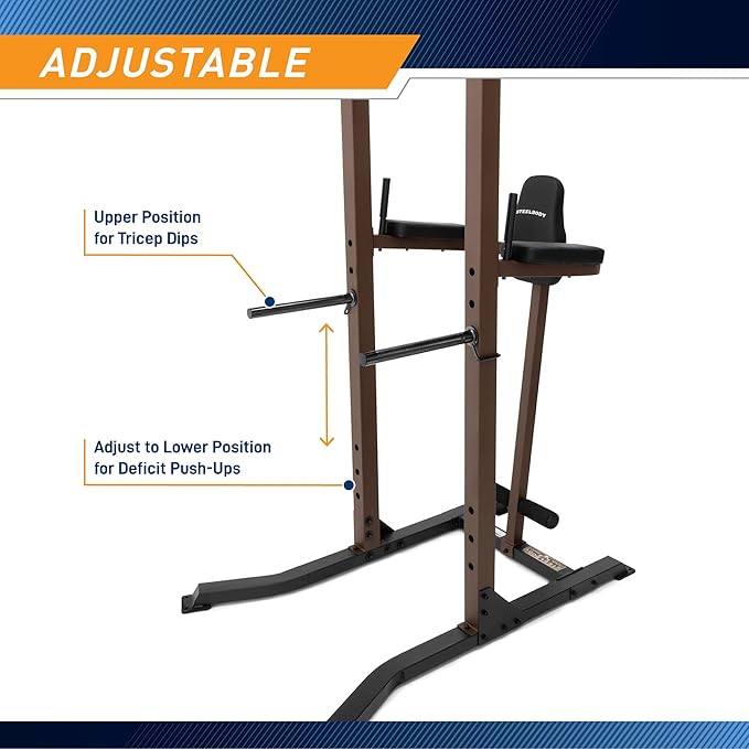 Steelbody Industrial Inspired Heavy Duty Home Gym System for Bodybuilding and Strength Training Available for Full Cage, Squat Rack and Power Tower-StrideForce Fitness