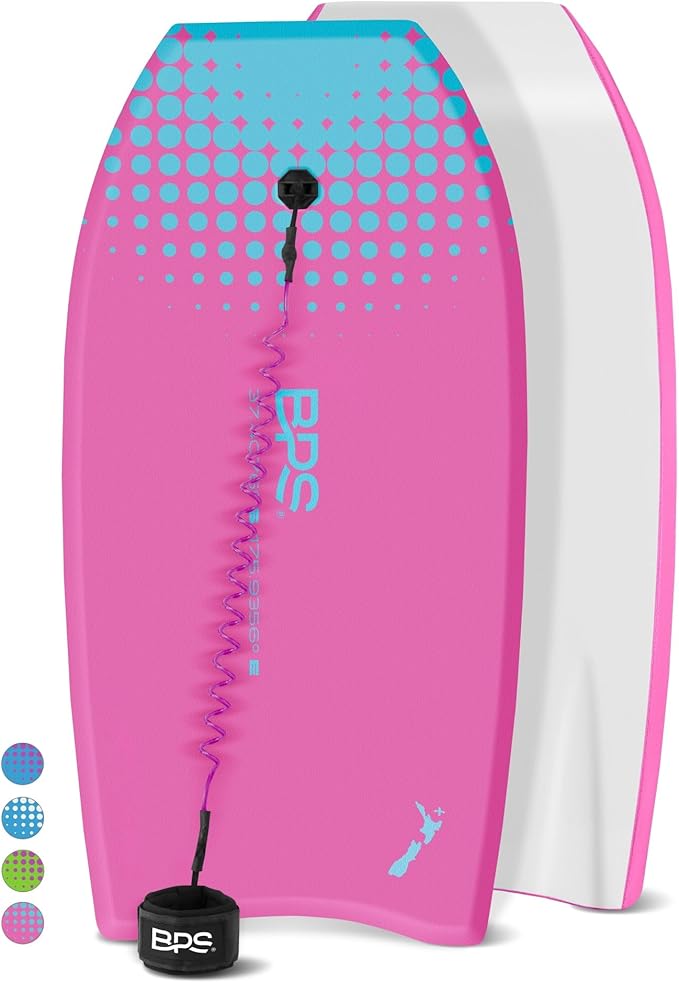 BPS 'Storm' Bodyboard with Premium Coiled Leash - Lightweight with EPS Core, Durable for All Wave Conditions-StrideForce Fitness