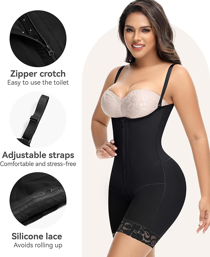 M MYODRESS fajas colombianas moldeadoras shapewear tummy control body shaper stage 2 compression garment-StrideForce Fitness