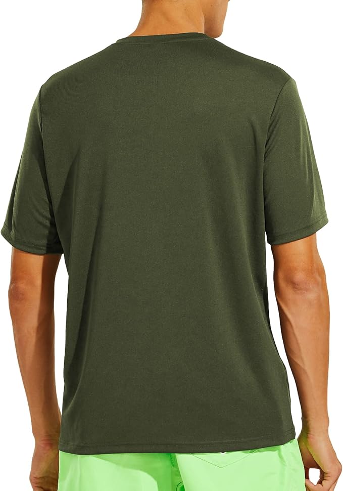 MIER Men's Quick Dry Workout Shirts Moisture Wicking Running Athletic Performance T-Shirts Recycled Polyester Top Tee-StrideForce Fitness