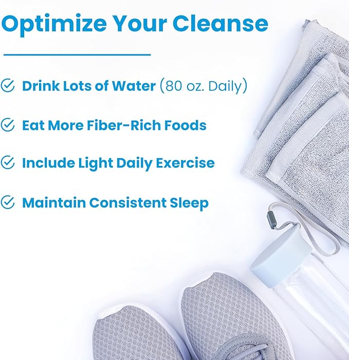 NutraChamps Colon Cleanse & Detox for Weight Loss [14 Day Quick Cleanser] Safe & Effective Formula with Probiotic & Digestive Enzymes for Constipation Relief-StrideForce Fitness