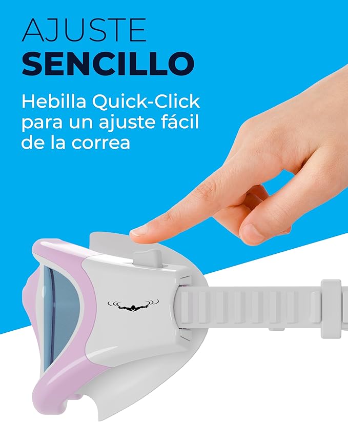 AqtivAqua Swimming Goggles, DX Wide View Swim Goggles for Adult Men Women, Anti Fog No Leaking-StrideForce Fitness